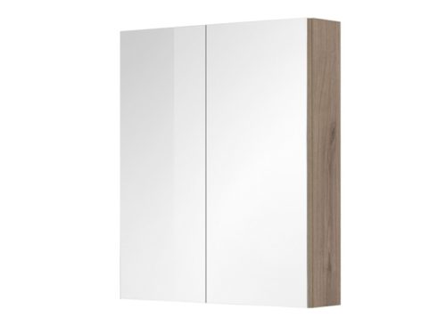 Aira, koupelnová galerka 80 cm, zrcadlová skříňka, dub Kronberg