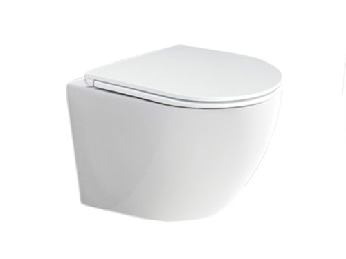 MER WC závěsné kapotované, RIMLESS, 490x370x360, keramické, vč. sedátka VSD82S