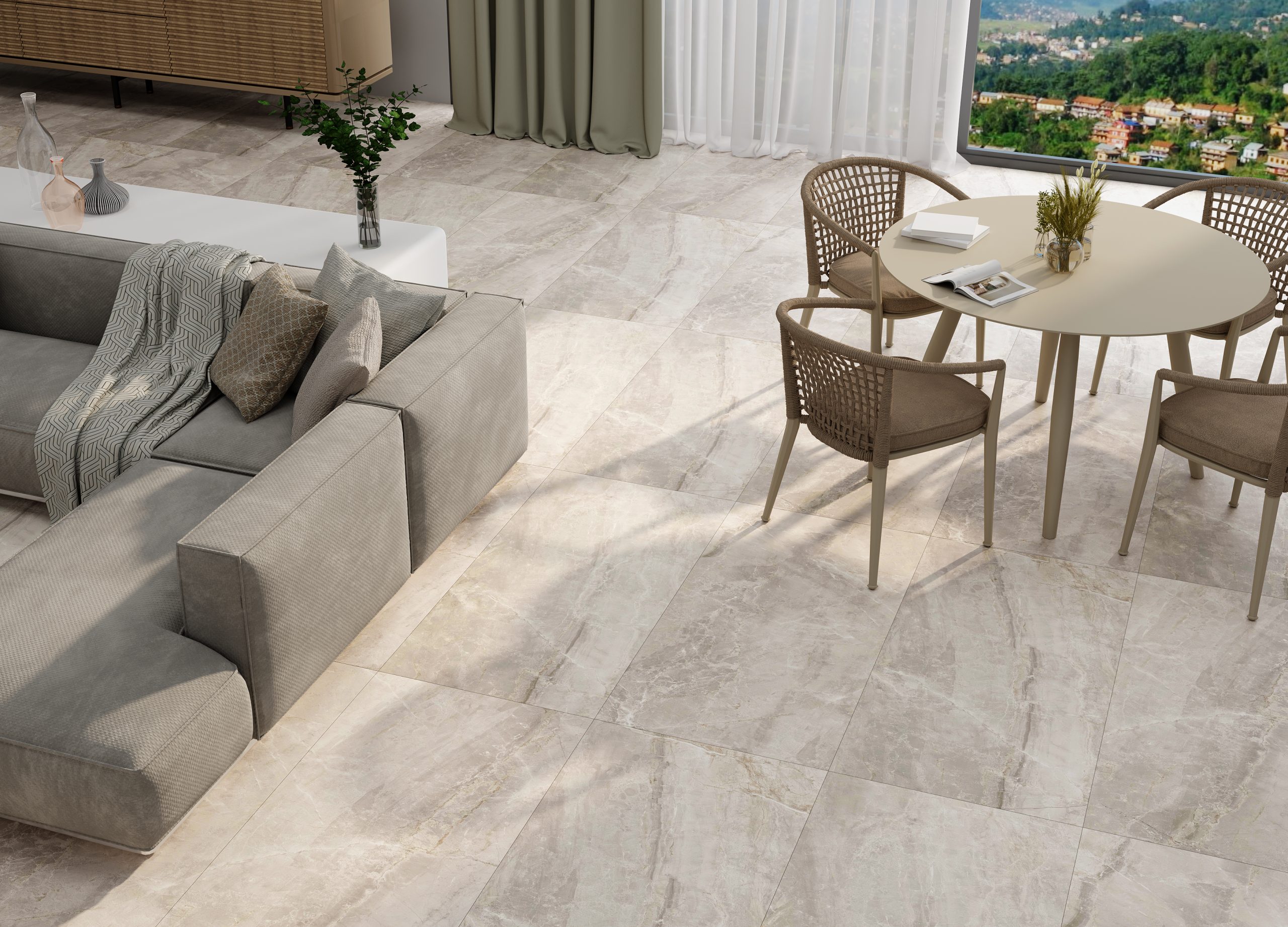 GEO LIGHT GREY- MATT VIEW 01