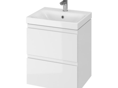 Skříňka MODUO s umyvadlem 50cm S801-230-DSM bílá set 973 AKCE