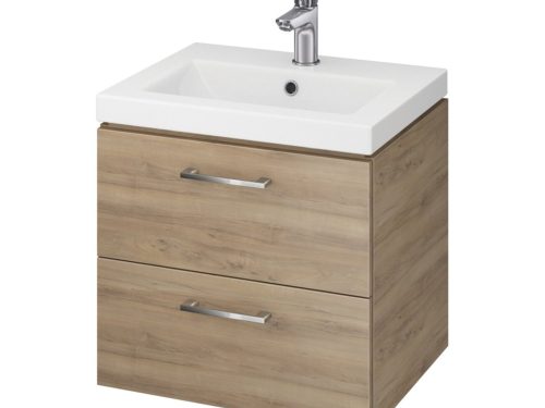 Skříňka LARA s umyvadlem 50cm S801-153-DSM set 820 COMO OŘECH AKCE