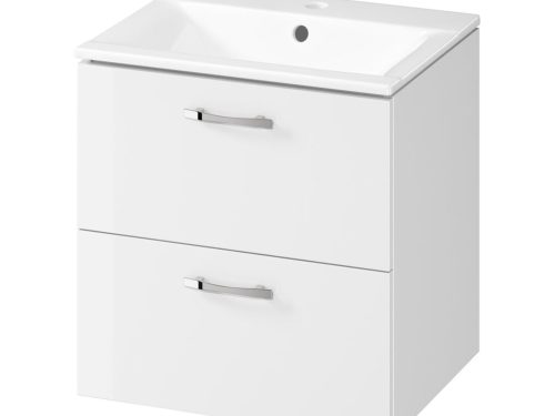 Skříňka Cersanit Niko 50 s umyvadlem bílá set B742, S801-456-DSM AKCE