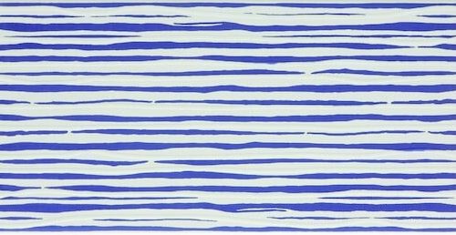 Dekor Fineza Happy modrá 20×40 cm lesk